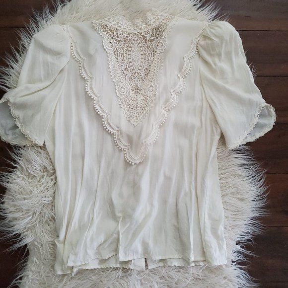 vintage Edwardian style lace blouse - Picture 5 of 10